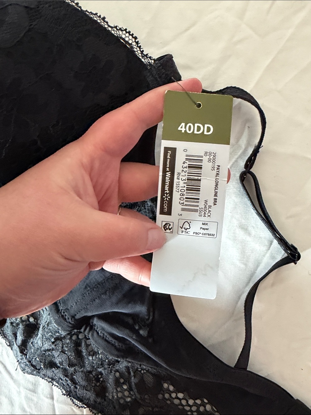 Lace Black Adore Me Bra - Picture 6 of 6